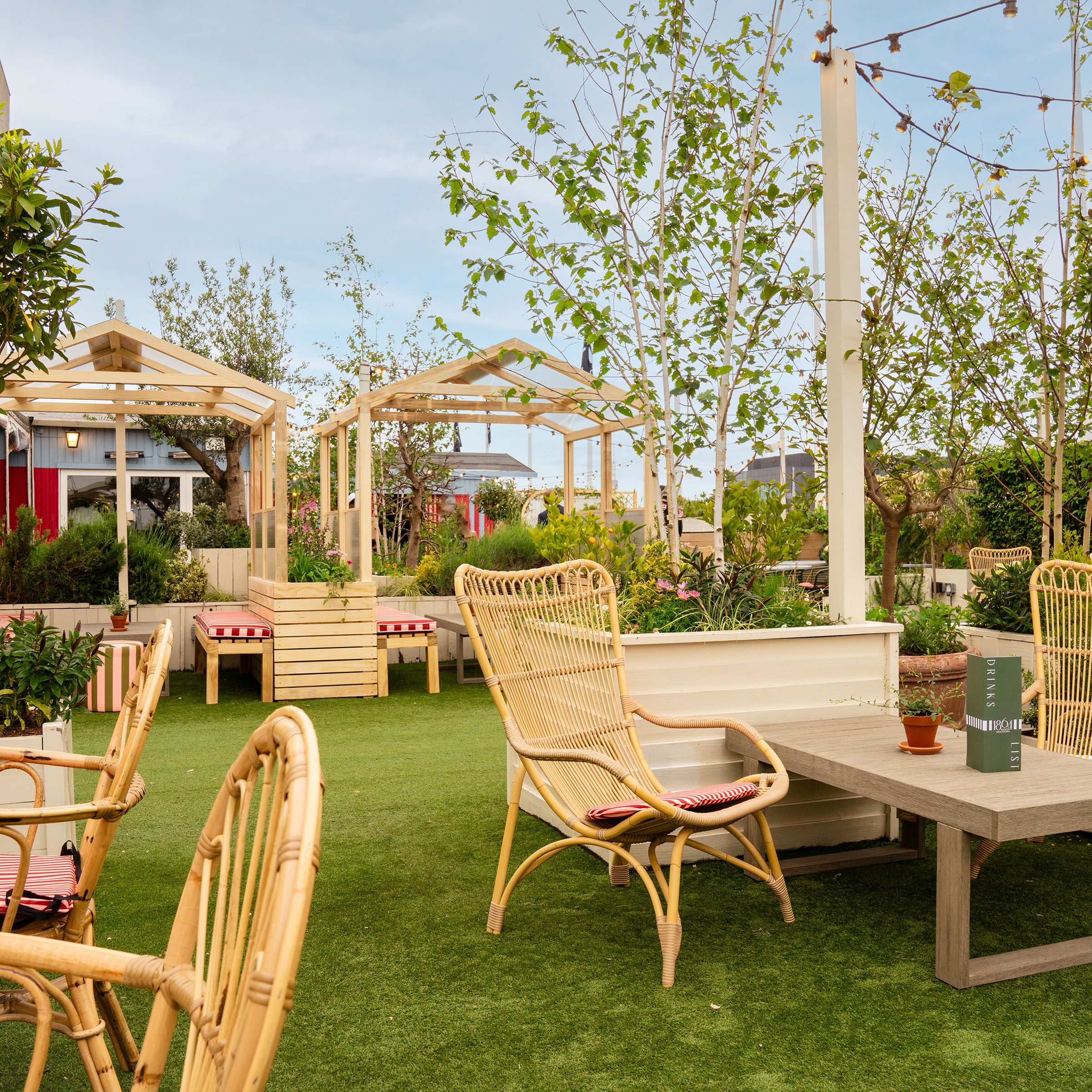Image of our new Oxford Street roof garden bar