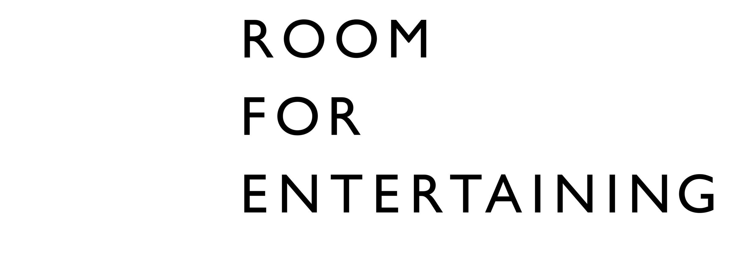 Room for Living - Room for Entertaining