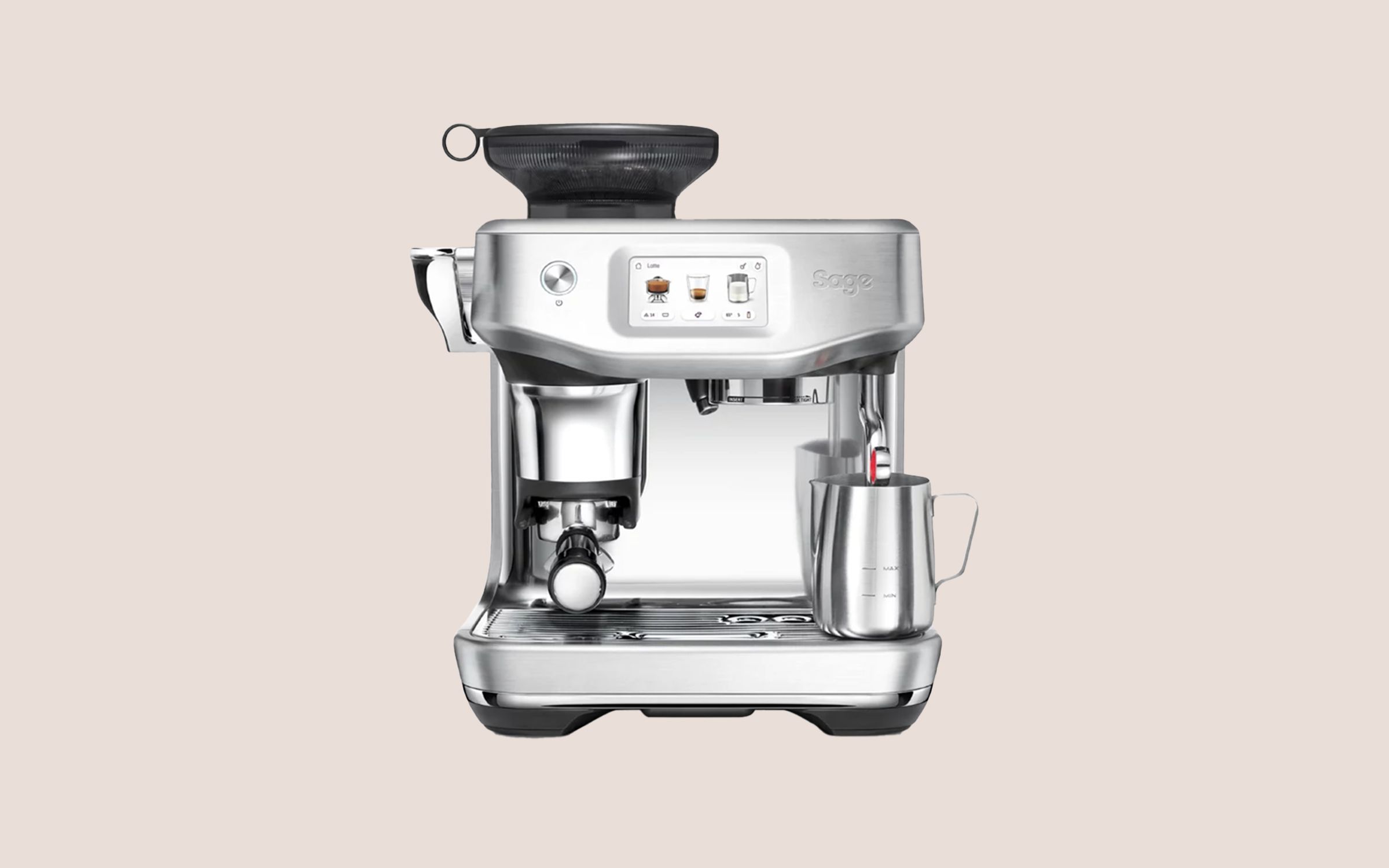 Sage Barista Touch™ Impress Stainless Steel Coffee Machine, Silver £1,199.95