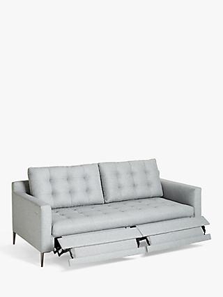 John Lewis Draper Motion Large 3 Seater Sofa with Footrest Mechanism, Metal Leg