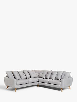 John Lewis & Partners Barbican Pillow Back 5+ Seater Corner Sofa
