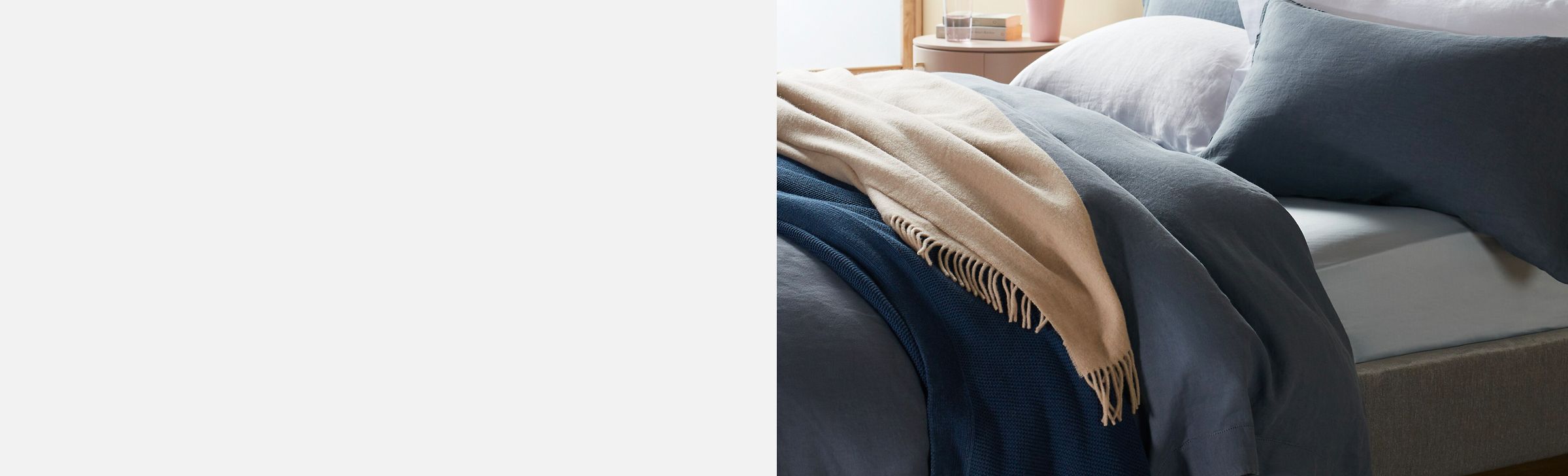 GREY THROWS, BLANKETS & BEDSPREADS