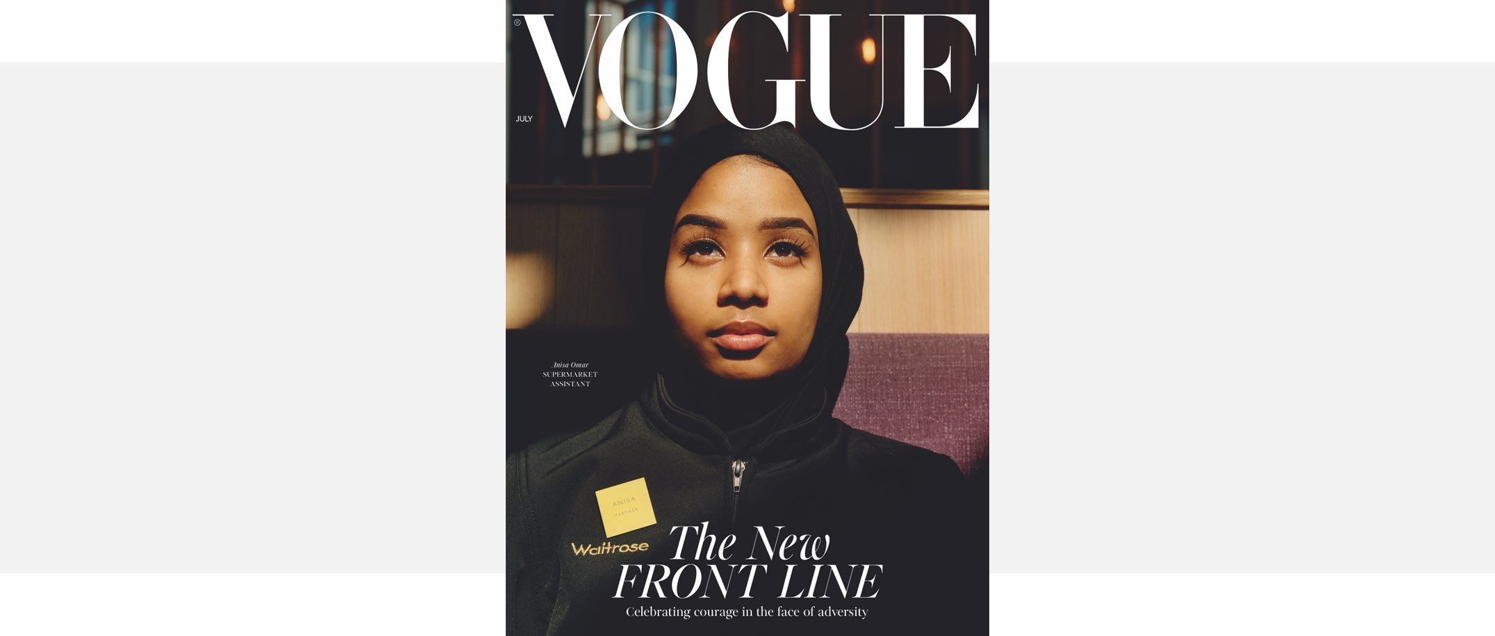 Anisa Omar - Partner, key worker & Vogue cover star 
