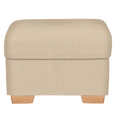 Camden Range, John Lewis Easy Clean Recycled Brushed Cotton Plain Fabric, Natural, Price Band D