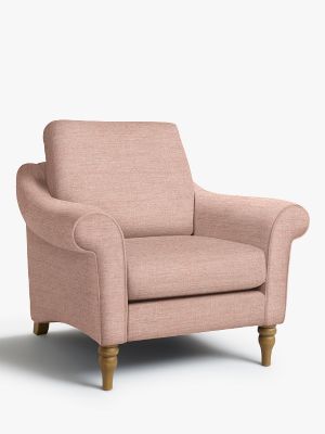 Camber Range, John Lewis Fine Chenille Textured Plain Fabric, Dusty Pink, Price Band B