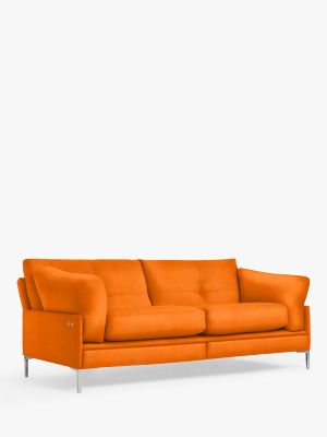 John Lewis & Partners Java II Motion Medium 2 Seater Sofa with Footrest Mechanism, Metal Leg