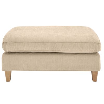 Bailey Range, John Lewis Easy Clean Recycled Brushed Cotton Plain Fabric, Natural, Price Band D