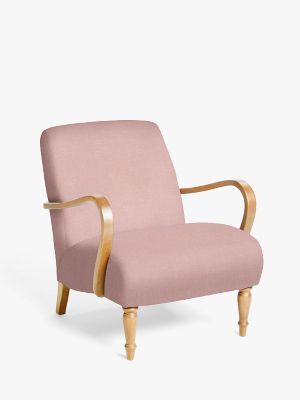 Lounge Range, John Lewis & Partners Hatton Plain Fabric, Soft Pink, Price Band A