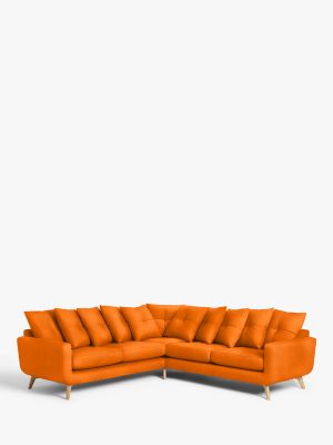 John Lewis Barbican Pillow Back 5+ Seater Corner Sofa