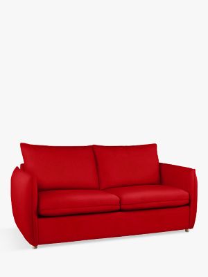 Pillow Range, Aquaclean Harriet Plain Velvet Fabric, Red, Price Band C