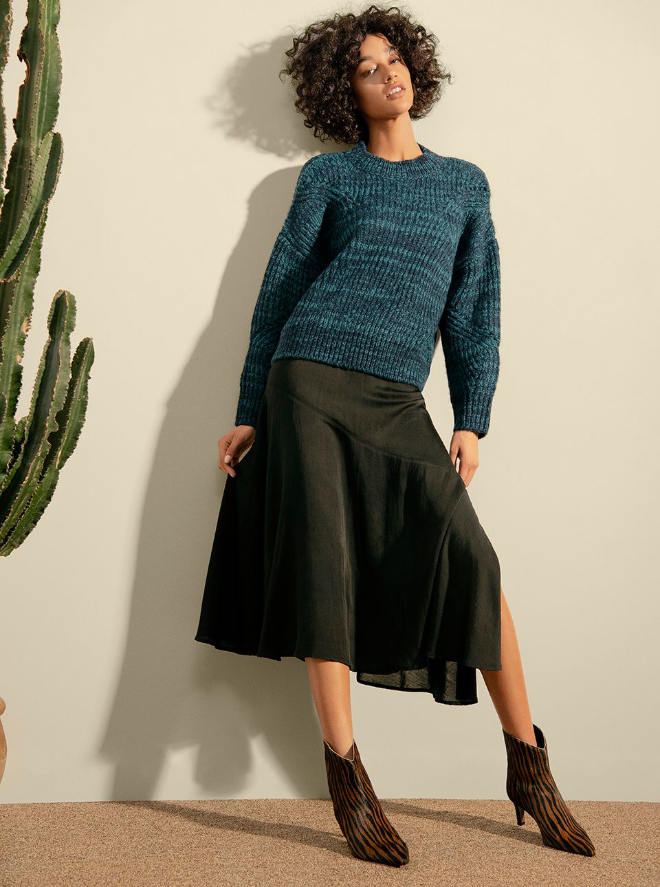 And Or midi skirt and jumper