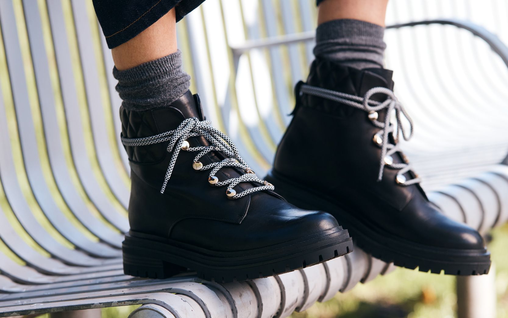 Four Ways To Wear Hiking Boots  Hiking boots women, Hiking outfit