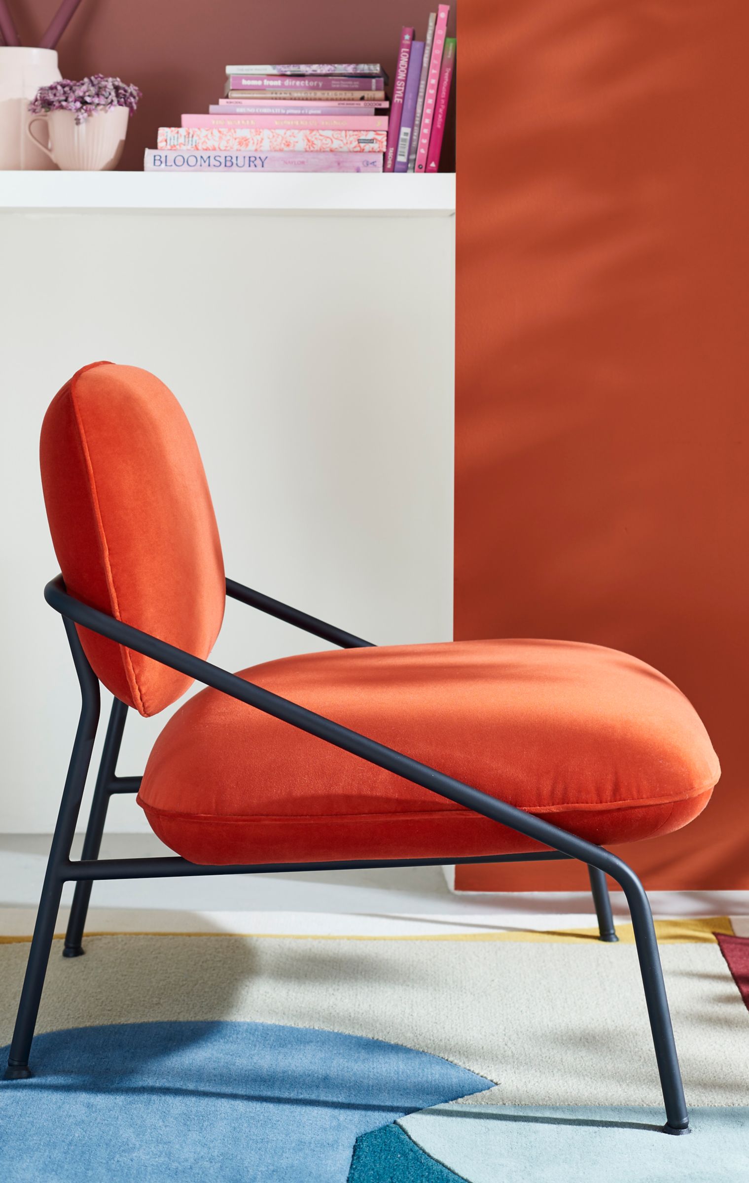 Bold coloured chair