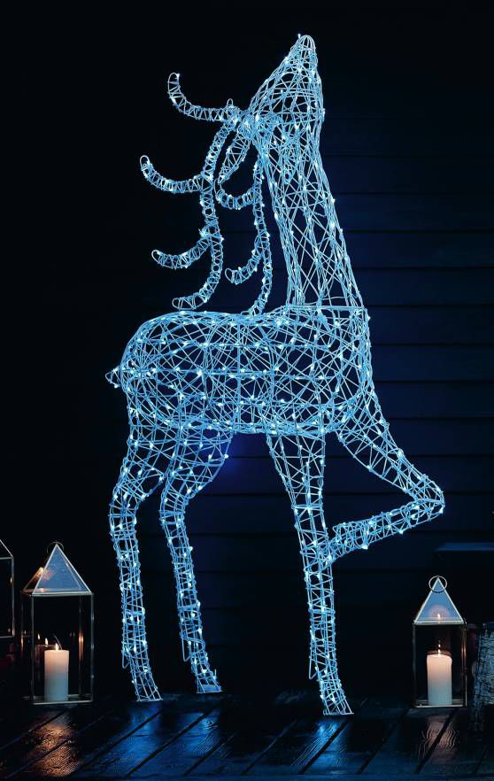 Christmas lights reindeer