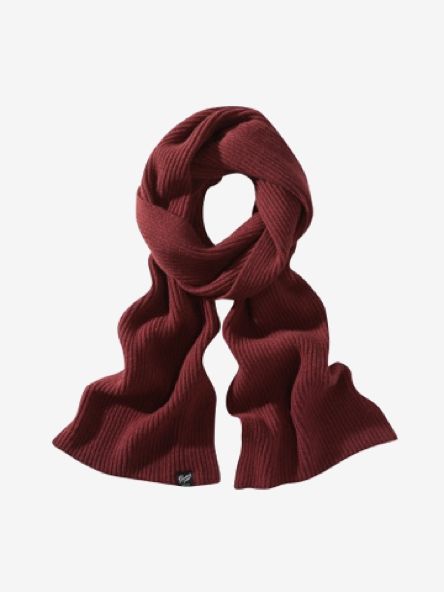 Burgundy scarf