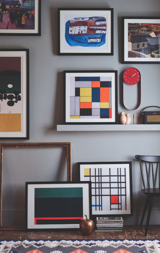 How to hang pictures and wall art