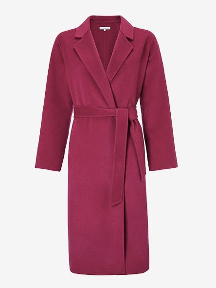 Pink overcoat