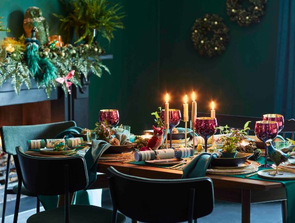 christmas dining table